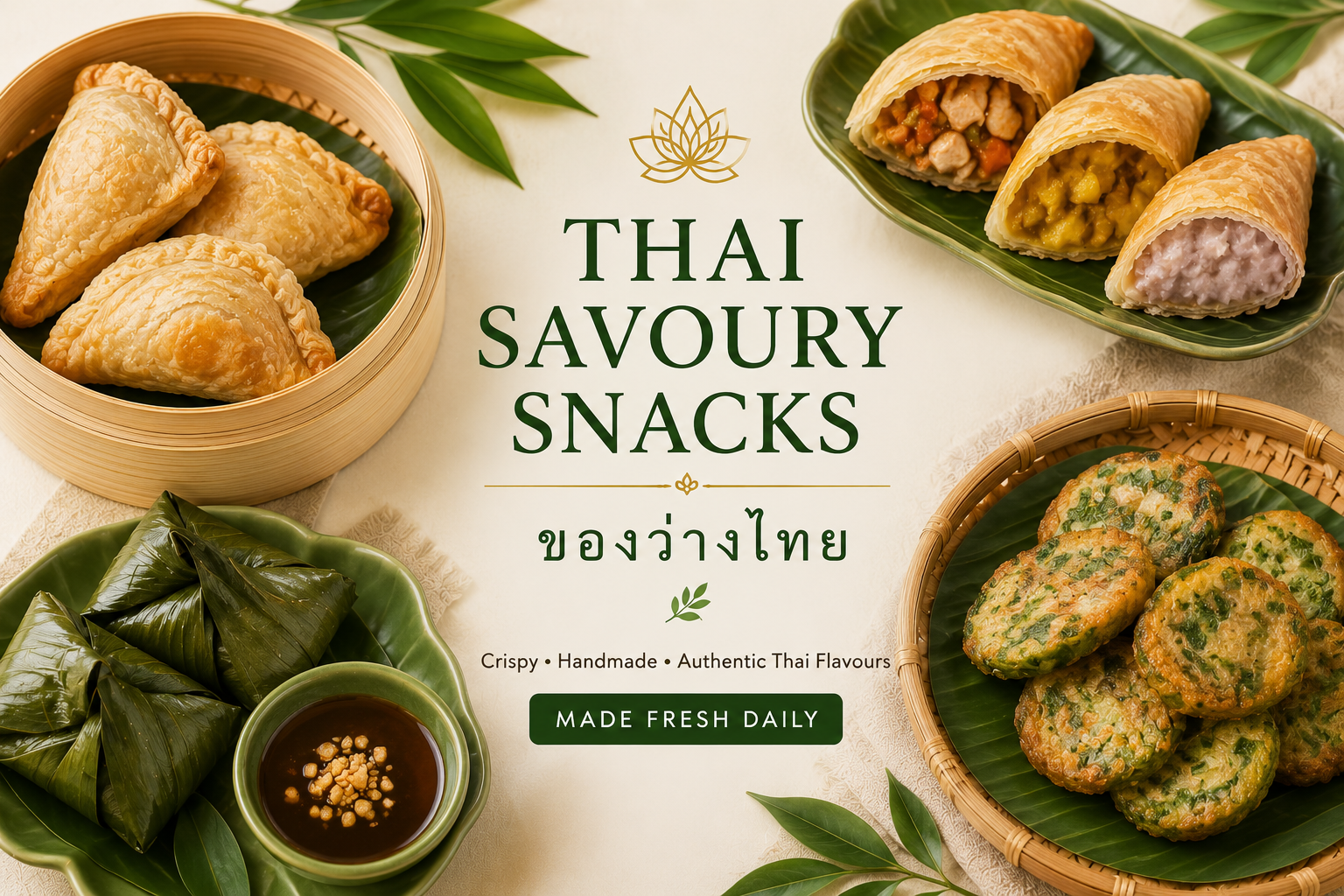 Thai Savoury Snacks ของว่างไทย