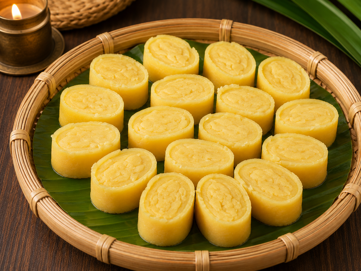 Candle-Smoked Mung Bean Paste — ถั่วกวนอบเทียน