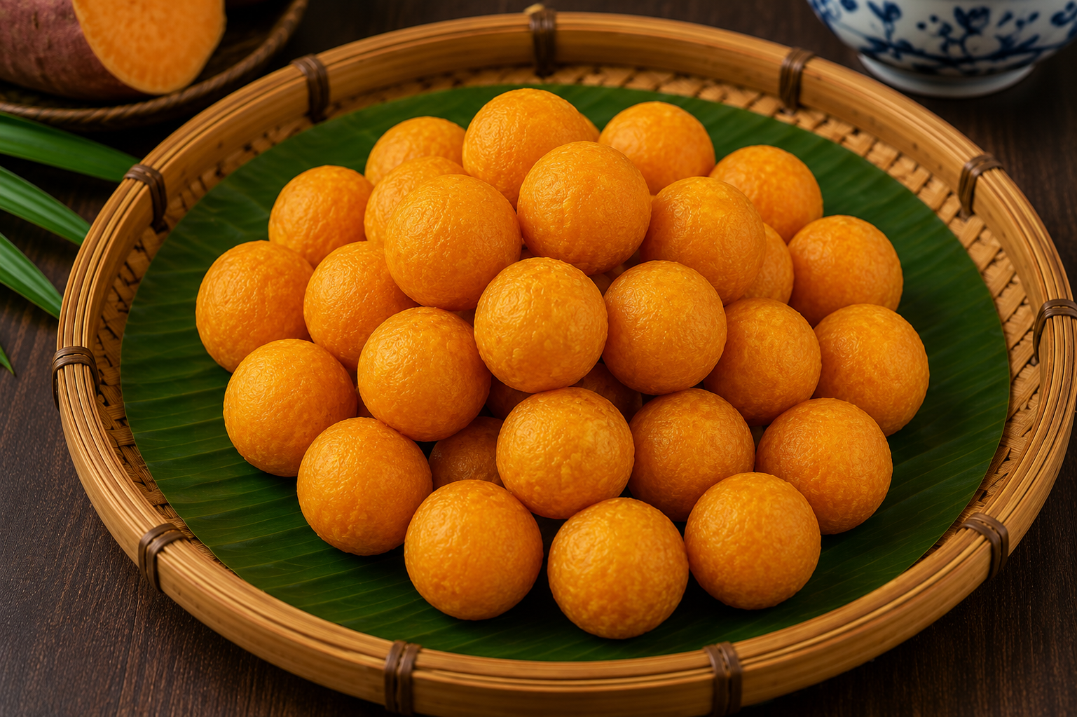 Sweet Potato Balls — ไข่นกกะทา