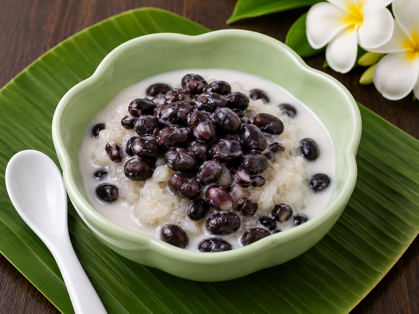 Sticky Rice with Black Beans — ข้าวเหนียวถั่วดำ