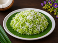 Fresh Young Rice with Coconut — ข้าวเม่าใหม่คลุกมะพร้าว