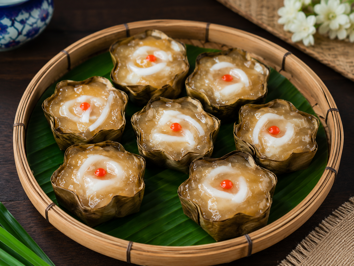 Young Coconut Chinese New Year Cake — ขนมเข่งมะพร้าวอ่อน