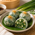 Steamed Chive Dumplings (Vegetable Filling) — กุยช่ายไส้ผัก (นึ่ง)