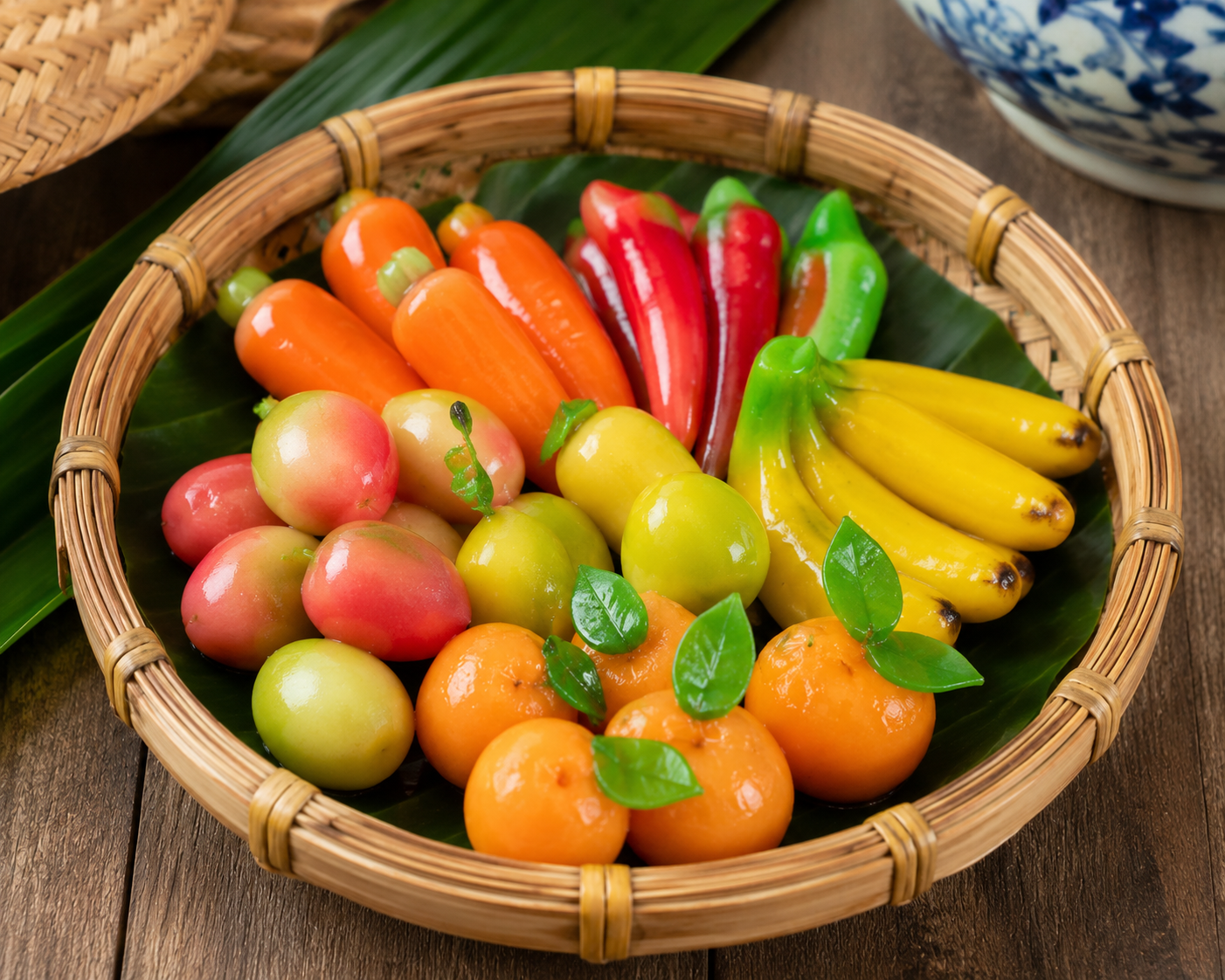Thai Mung Bean Marzipan — ขนมลูกชุบ